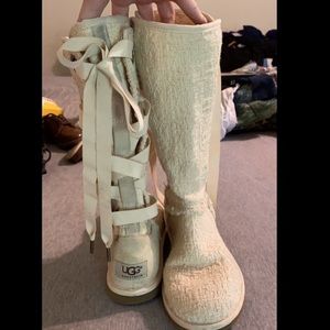 UGG heirloom lace up boots
